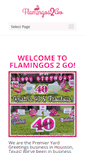 Mobile Screenshot of flamingos2go.com